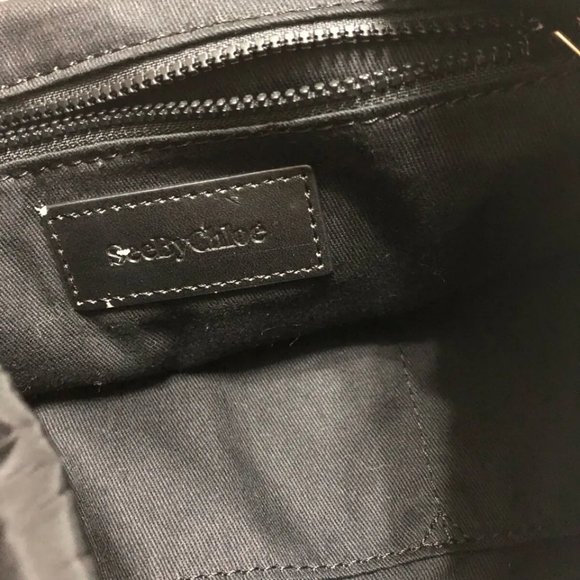 Auth SEE BY CHLOE Joyrider 9S7840-P140 Black Nylon - Backpack - Picture 2 of 5